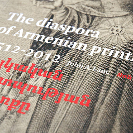 The diaspora of armenian printing cover